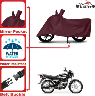 AASHTIK MART Two Wheeler Cover for Hero(Maroon)