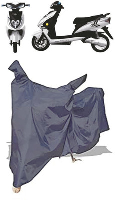 Amexride Two Wheeler Cover for Kinetic(Zing, Grey)
