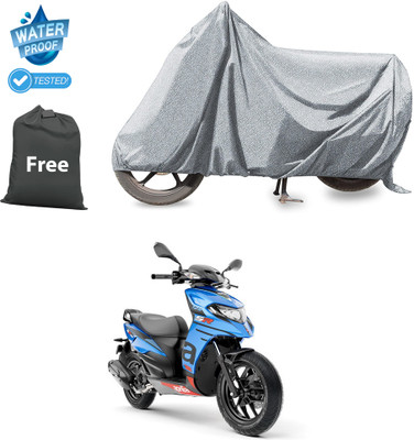 PAGORA Waterproof Two Wheeler Cover for Aprilia(SR 125, Silver)