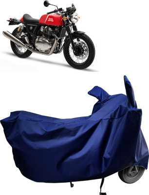 Amexride Two Wheeler Cover for Royal Enfield(Continental GT, Blue)