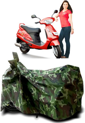 Autofly Waterproof Two Wheeler Cover for Mahindra(Duro 125, Multicolor)