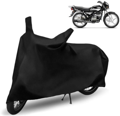 MMSSTAR Waterproof Two Wheeler Cover for Hero(Splendor Plus, Black)