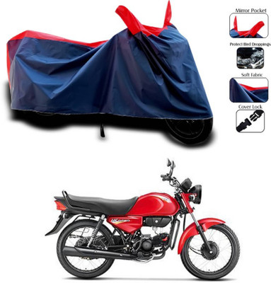 KEDIT Two Wheeler Cover for Hero(HF Dawn BS6, Red, Blue)