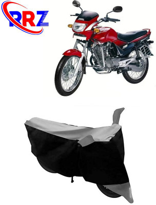 RRZ Waterproof Two Wheeler Cover for Hero(Ambition, Black, Grey)