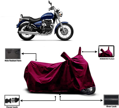 Amexride Waterproof Two Wheeler Cover for Royal Enfield(Thunderbird, Maroon)