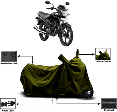 Amexride Two Wheeler Cover for TVS(Sport, Green)