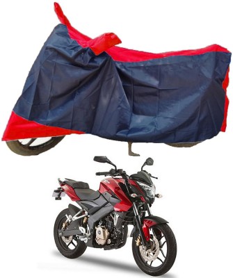 Mdstar Waterproof Two Wheeler Cover for Bajaj(Pulsar 180NS, Red, Blue)