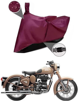 KEDIT Two Wheeler Cover for Royal Enfield(Classic 350, Maroon)