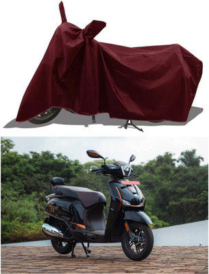 RAQTRO Two Wheeler Cover for Hero(Destini 125, Maroon)