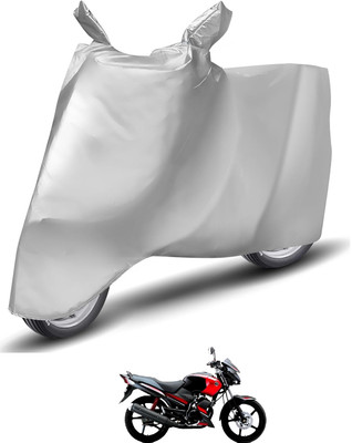 Caronix Waterproof Two Wheeler Cover for Yamaha(Gladiator, Silver)