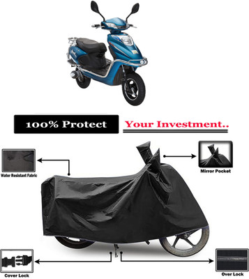 Amexride Two Wheeler Cover for Tunwal(Sport 63 48V, Black)