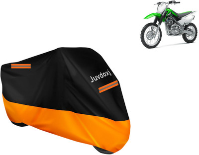 Juvdoxj Waterproof Two Wheeler Cover for Kawasaki(KLX 140, Orange)