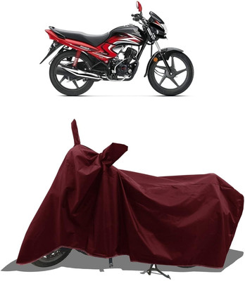 KEDIT Two Wheeler Cover for Honda(Dream Yuga, Maroon)