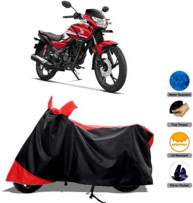 WMIZEXA Waterproof Two Wheeler Cover for Universal For Bike(SP 125, Red)
