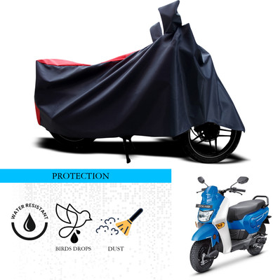 ANTHUB Waterproof Two Wheeler Cover for Honda(Cliq, Black, Red)