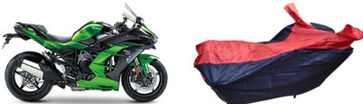 malti Two Wheeler Cover for Kawasaki(Ninja H2 SX, Red, Blue)