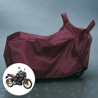 PAGORA Waterproof Two Wheeler Cover for Yamaha(FZ S V3, Maroon)