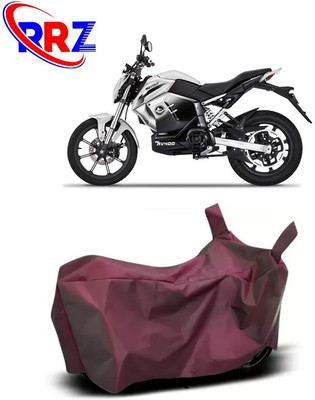 RRZ Waterproof Two Wheeler Cover for Revolt(RV 400, Maroon)