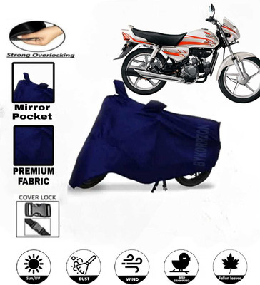 AutoGalaxy Waterproof Two Wheeler Cover for Hero(CD deluxe, Blue)
