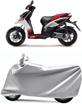 XOCAVO Two Wheeler Cover for Aprilia(SR 150, Silver)