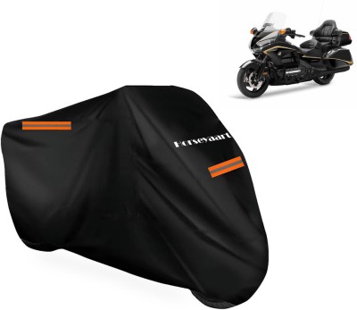 Horseyaart Waterproof Two Wheeler Cover for Honda(Gold Wing GL1800, Black)