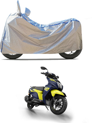 CODOKI Waterproof Two Wheeler Cover for TVS(Ntorq 125, Silver)