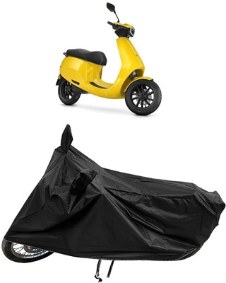 SK AUTO Waterproof Two Wheeler Cover for Ola(Electric Scooter, Black)