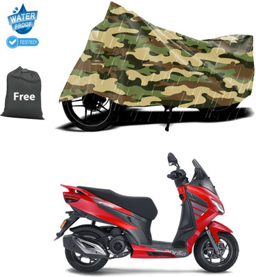 CODOKI Waterproof Two Wheeler Cover for Aprilia(SXR 160 BS6, Yellow)