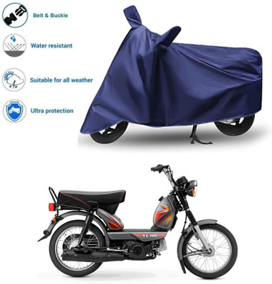 WMIZEXA Two Wheeler Cover for TVS(Blue)