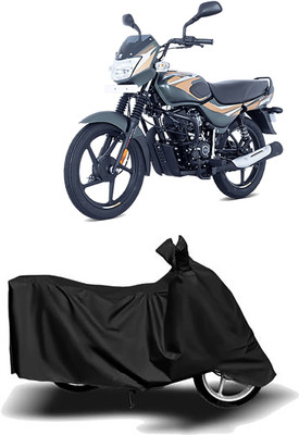 starmick Waterproof Two Wheeler Cover for Bajaj(CT100, Black)