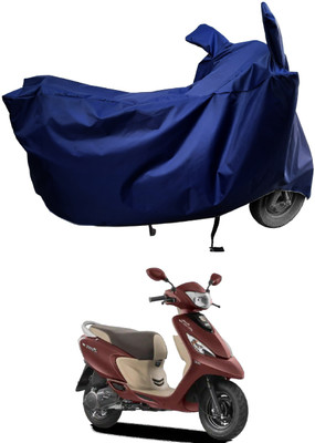 Amexride Two Wheeler Cover for TVS(Scooty Zest BS6, Blue)