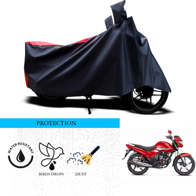 GOSHIV-car and bike accessories Waterproof Two Wheeler Cover for Hero(Achiever, Black, Red)