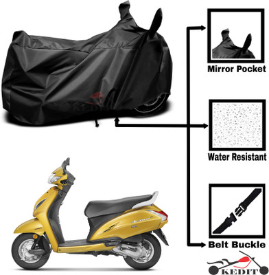 KEDIT Two Wheeler Cover for Universal For Bike(Activa 5G, Black)