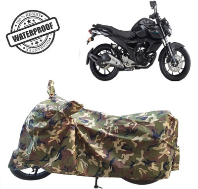 ROYAL AUTO MART Waterproof Two Wheeler Cover for Yamaha(FZ-S Fi Version 3.0, Green, Multicolor)