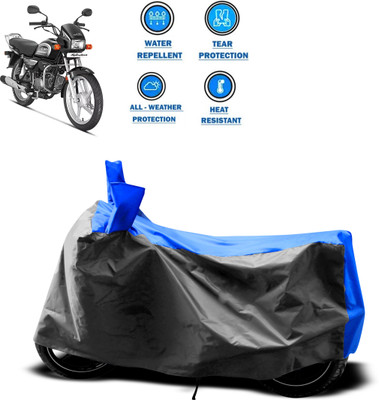 GOSHIV-car and bike accessories Waterproof Two Wheeler Cover for Hero(Splendor Plus, Grey)