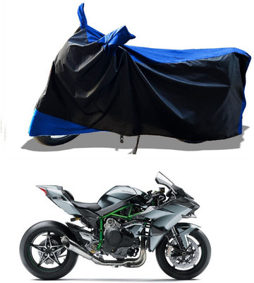DeepShakshi AUTOMOTIVE Waterproof Two Wheeler Cover for Kawasaki(Ninja H2 BS6, Blue)