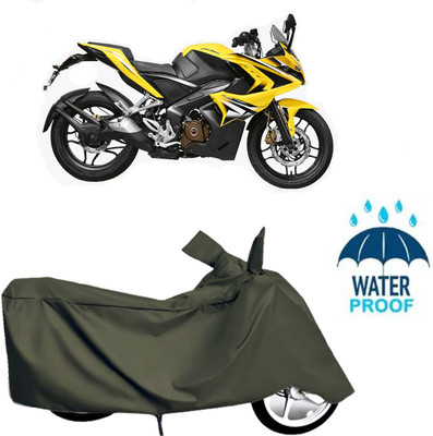DeepShakshi AUTOMOTIVE Waterproof Two Wheeler Cover for Bajaj(Green)