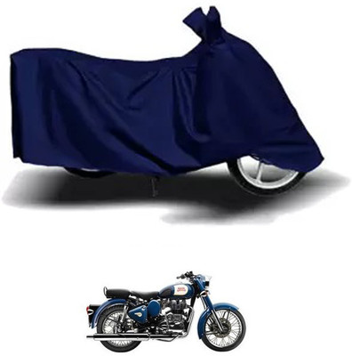 RONISH Waterproof Two Wheeler Cover for Royal Enfield(Bullet, Blue)