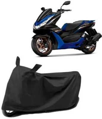 JVBRANGI Two Wheeler Cover for Honda(PCX 125, Black)