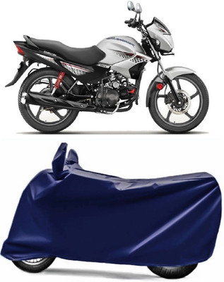 MMSSTAR Waterproof Two Wheeler Cover for Hero(Glamour, Blue)