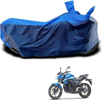 DeepShakshi AUTOMOTIVE Waterproof Two Wheeler Cover for Suzuki(Gixxer, Blue)