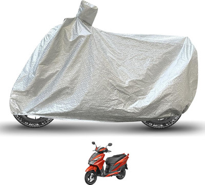 Caronix Waterproof Two Wheeler Cover for Honda(Grazia, Silver)