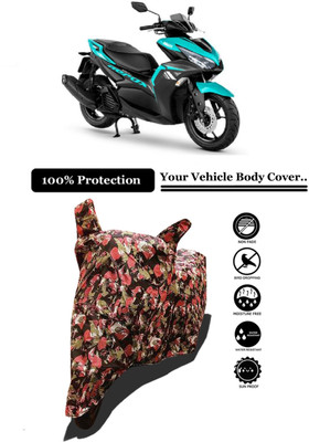 Amexride Two Wheeler Cover for Yamaha(Aerox 155 Maxi BS6, Multicolor)