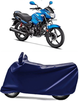 Swarish Two Wheeler Cover for Hero(Glamour FI, Blue)