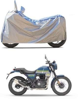 GOSHIV-car and bike accessories Waterproof Two Wheeler Cover for Royal Enfield(Silver)
