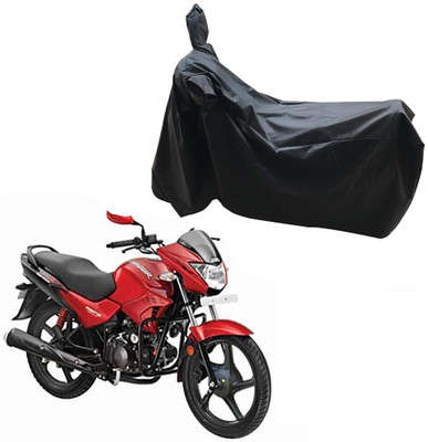 AASHTIK MART Two Wheeler Cover for Hero(New Glamour, Black)