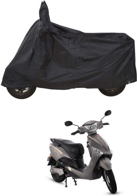 CODOKI Waterproof Two Wheeler Cover for Hero(Electric Optima BS6, Black)