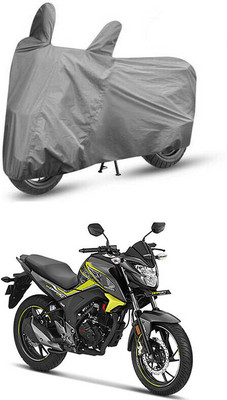 Mdstar Waterproof Two Wheeler Cover for Honda(CB Shine, Grey)