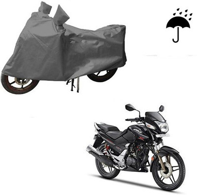 DeepShakshi AUTOMOTIVE Waterproof Two Wheeler Cover for Hero(CBZ, Grey)