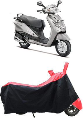 KEDIT Two Wheeler Cover for Hero(Duet VX 110CC BS6, Red, Black)